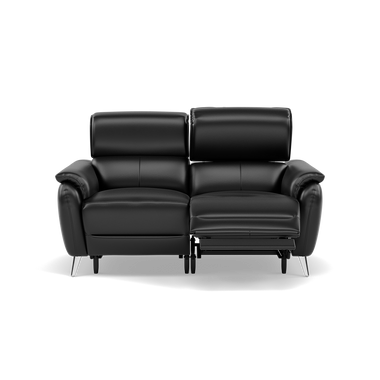Sol 2 Seater Recliner Sofa - 2 Seater Power Recliner Sofa with Head Tilt Cat 55 Sterling Home 1 Cat-55/72 New Club Dark Grey