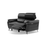 Sol 2 Seater Recliner Sofa - 2 Seater Power Recliner Sofa with Head Tilt Cat 55 — Cat-55/72 New Club Dark Grey, gallery image 3