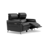 Sol 2 Seater Recliner Sofa - 2 Seater Power Recliner Sofa with Head Tilt Cat 55 — Cat-55/72 New Club Dark Grey, gallery image 1