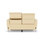 Sol 2 Seater Recliner Sofa - 2 Seater Power Recliner Sofa with Head Tilt Cat 60 — Cat-60/04 Montana Vanilla Cream, gallery image 2