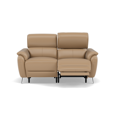 Sol 2 Seater Recliner Sofa - 2 Seater Power Recliner Sofa with Head Tilt Cat 60 Sterling Home 6 Cat-60/06 Montana Barley