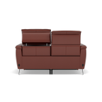 Sol 2 Seater Recliner Sofa - 2 Seater Power Recliner Sofa with Head Tilt Cat 60 — Cat-60/07 Montana Butterscotch, gallery image 2