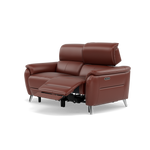 Sol 2 Seater Recliner Sofa - 2 Seater Power Recliner Sofa with Head Tilt Cat 60 — Cat-60/07 Montana Butterscotch, gallery image 3