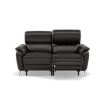 Sol 2 Seater Recliner Sofa - 2 Seater Power Recliner Sofa with Head Tilt Cat 60 Sterling Home 7 Cat-60/09 Montana Black Coffee