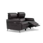 Sol 2 Seater Recliner Sofa - 2 Seater Power Recliner Sofa with Head Tilt Cat 60 — Cat-60/09 Montana Black Coffee, gallery image 1