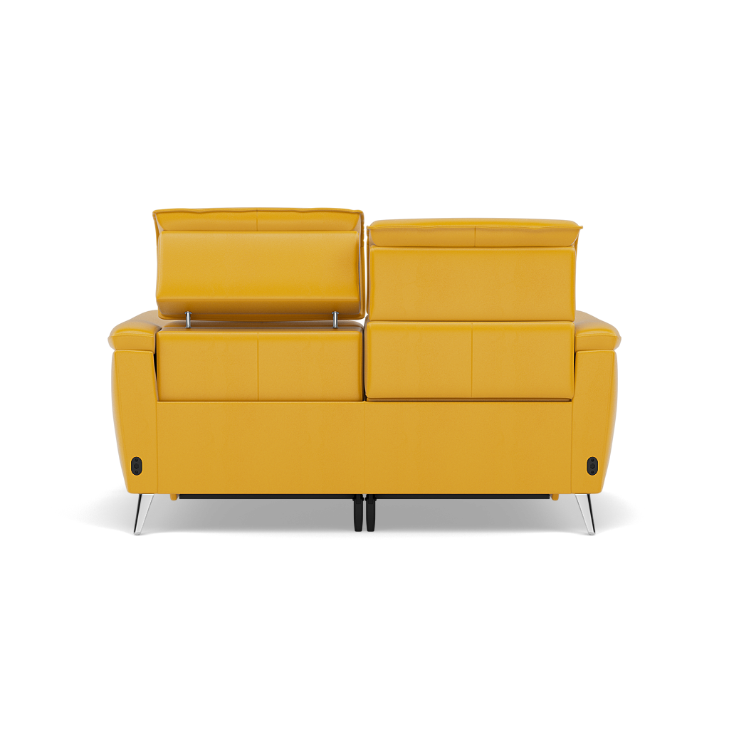 Sol 2 Seater Recliner Sofa - 2 Seater Power Recliner Sofa with Head Tilt Cat 60 — Cat-60/10 Montana Sunburst, gallery image 2