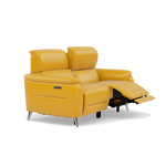 Sol 2 Seater Recliner Sofa - 2 Seater Power Recliner Sofa with Head Tilt Cat 60 — Cat-60/10 Montana Sunburst, gallery image 1