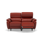 Sol 2 Seater Recliner Sofa - 2 Seater Power Recliner Sofa with Head Tilt Cat 60 Sterling Home 9 Cat-60/11 Montana Flame