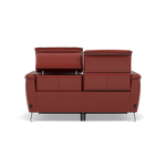 Sol 2 Seater Recliner Sofa - 2 Seater Power Recliner Sofa with Head Tilt Cat 60 — Cat-60/11 Montana Flame, gallery image 2