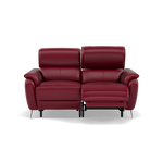 Sol 2 Seater Recliner Sofa - 2 Seater Power Recliner Sofa with Head Tilt Cat 60 Sterling Home 10 Cat-60/13 Montana Cranberry