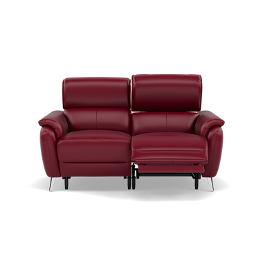 Sol 2 Seater Recliner Sofa - 2 Seater Power Recliner Sofa with Head Tilt Cat 60 Sterling Home 12 Cat-60/13 Montana Cranberry