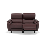 Sol 2 Seater Recliner Sofa - 2 Seater Power Recliner Sofa with Head Tilt Cat 60 Sterling Home 11 Cat-60/15 Montana Ruby