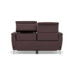 Sol 2 Seater Recliner Sofa - 2 Seater Power Recliner Sofa with Head Tilt Cat 60 — Cat-60/15 Montana Ruby, gallery image 2