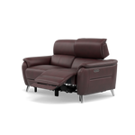 Sol 2 Seater Recliner Sofa - 2 Seater Power Recliner Sofa with Head Tilt Cat 60 — Cat-60/15 Montana Ruby, gallery image 3