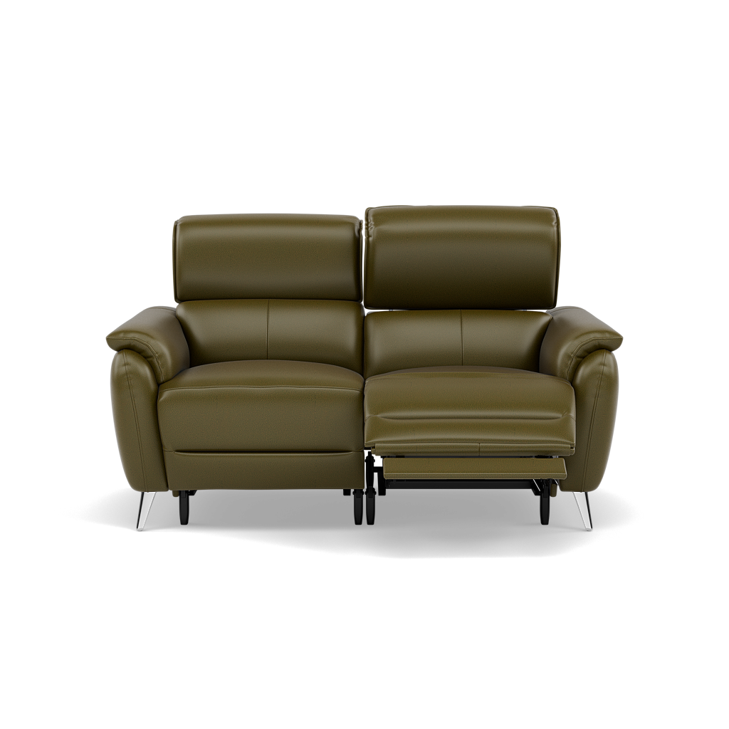 Sol 2 Seater Recliner Sofa - 2 Seater Power Recliner Sofa with Head Tilt Cat 60 Sterling Home 12 Cat-60/16 Montana Oregano