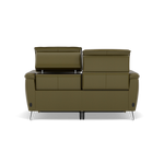 Sol 2 Seater Recliner Sofa - 2 Seater Power Recliner Sofa with Head Tilt Cat 60 — Cat-60/16 Montana Oregano, gallery image 2