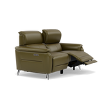 Sol 2 Seater Recliner Sofa - 2 Seater Power Recliner Sofa with Head Tilt Cat 60 — Cat-60/16 Montana Oregano, gallery image 1