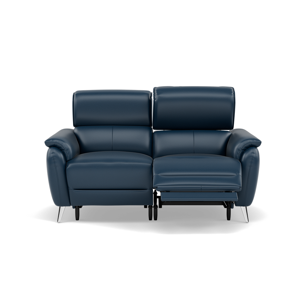 Sol 2 Seater Recliner Sofa - 2 Seater Power Recliner Sofa with Head Tilt Cat 60 Sterling Home 13 Cat-60/17 Montana Ocean
