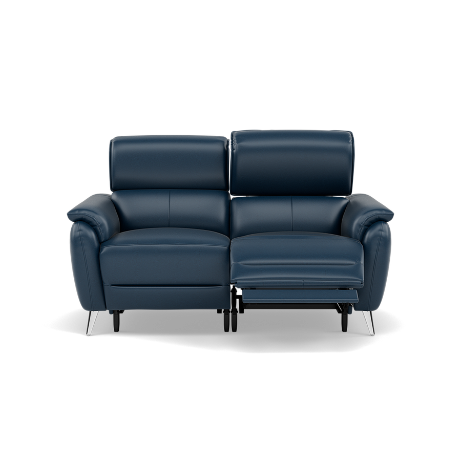 Sol 2 Seater Recliner Sofa - 2 Seater Power Recliner Sofa with Head Tilt Cat 60 Sterling Home 13 Cat-60/17 Montana Ocean