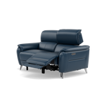 Sol 2 Seater Recliner Sofa - 2 Seater Power Recliner Sofa with Head Tilt Cat 60 — Cat-60/17 Montana Ocean, gallery image 3