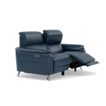 Sol 2 Seater Recliner Sofa - 2 Seater Power Recliner Sofa with Head Tilt Cat 60 — Cat-60/17 Montana Ocean, gallery image 1