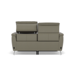 Sol 2 Seater Recliner Sofa - 2 Seater Power Recliner Sofa with Head Tilt Cat 60 — Cat-60/20 Montana Pewter, gallery image 2