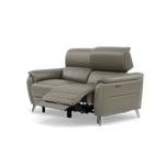 Sol 2 Seater Recliner Sofa - 2 Seater Power Recliner Sofa with Head Tilt Cat 60 — Cat-60/20 Montana Pewter, gallery image 3