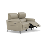 Sol 2 Seater Recliner Sofa - 2 Seater Power Recliner Sofa with Head Tilt Cat 60 — Cat-60/23 Montana Lead Grey, gallery image 1