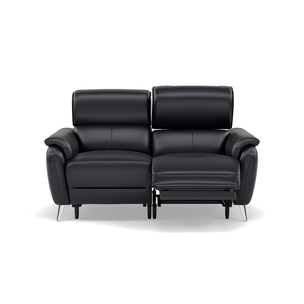 Sol 2 Seater Recliner Sofa - 2 Seater Power Recliner Sofa with Head Tilt Cat 60 Sterling Home 19 Cat-60/24 Montana Navy