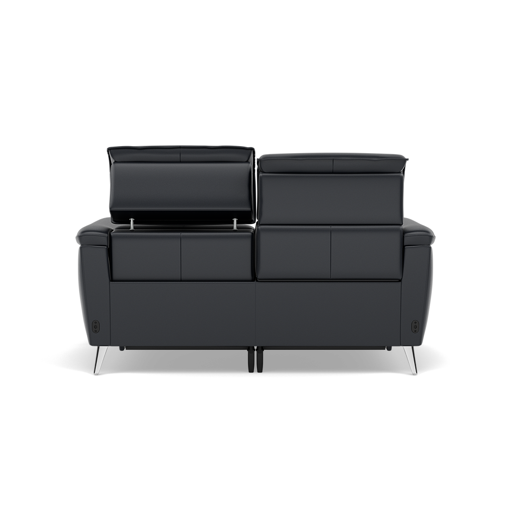 Sol 2 Seater Recliner Sofa - 2 Seater Power Recliner Sofa with Head Tilt Cat 60 — Cat-60/24 Montana Navy, gallery image 2