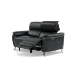 Sol 2 Seater Recliner Sofa - 2 Seater Power Recliner Sofa with Head Tilt Cat 60 — Cat-60/25 Montana Charcoal, gallery image 3