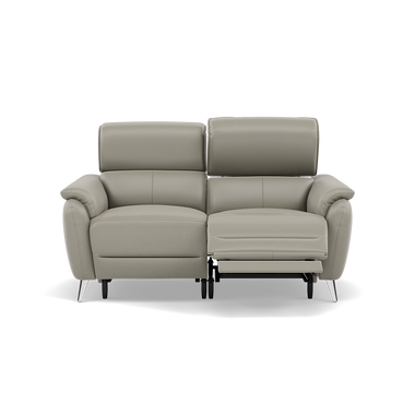 Sol 2 Seater Recliner Sofa - 2 Seater Power Recliner Sofa with Head Tilt Cat 60 Sterling Home 22 Cat-60/28 Montana New Grey