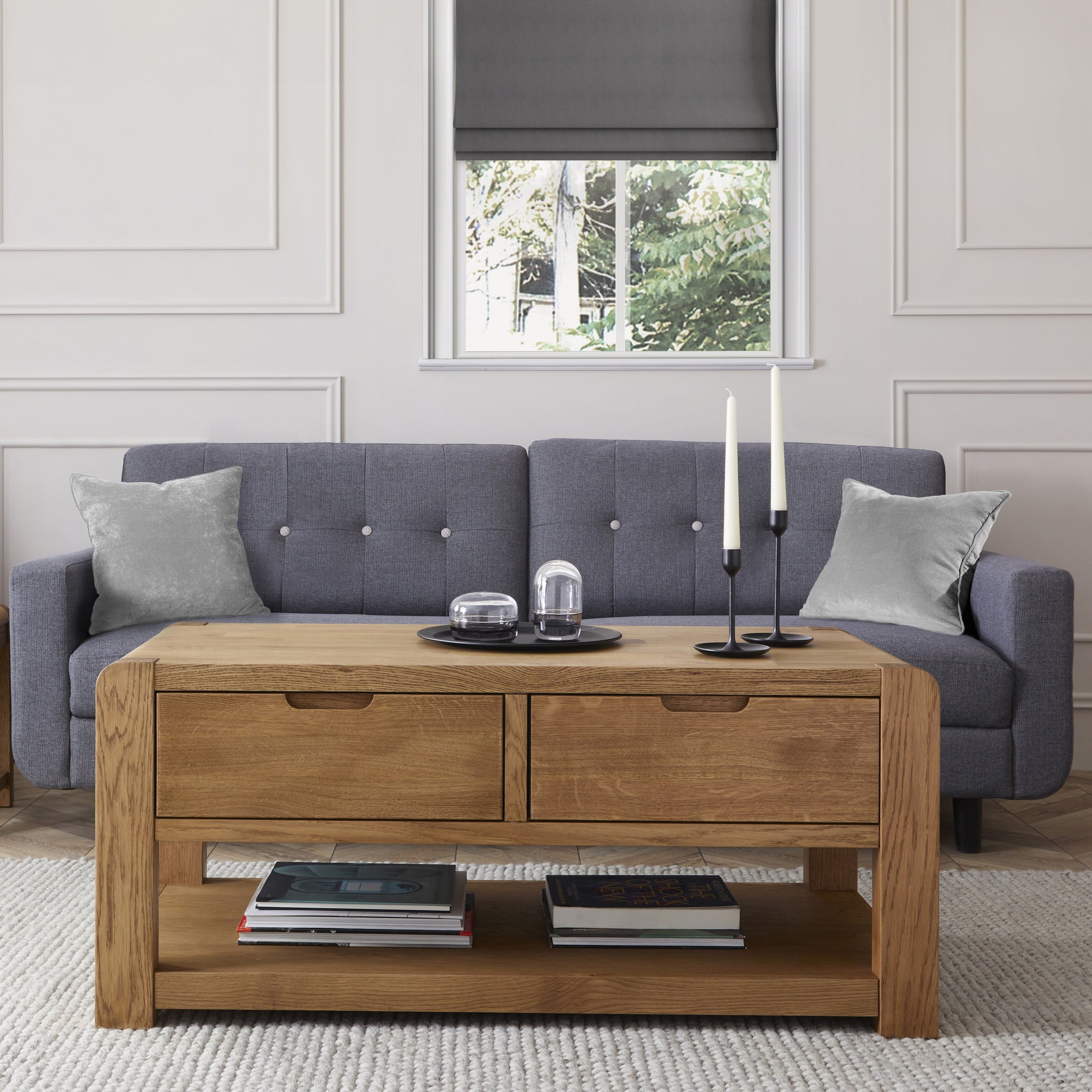 Solvi Coffee Table - Coffee Table Solid Oak / Oak Veneer Tables Sterling Home 2