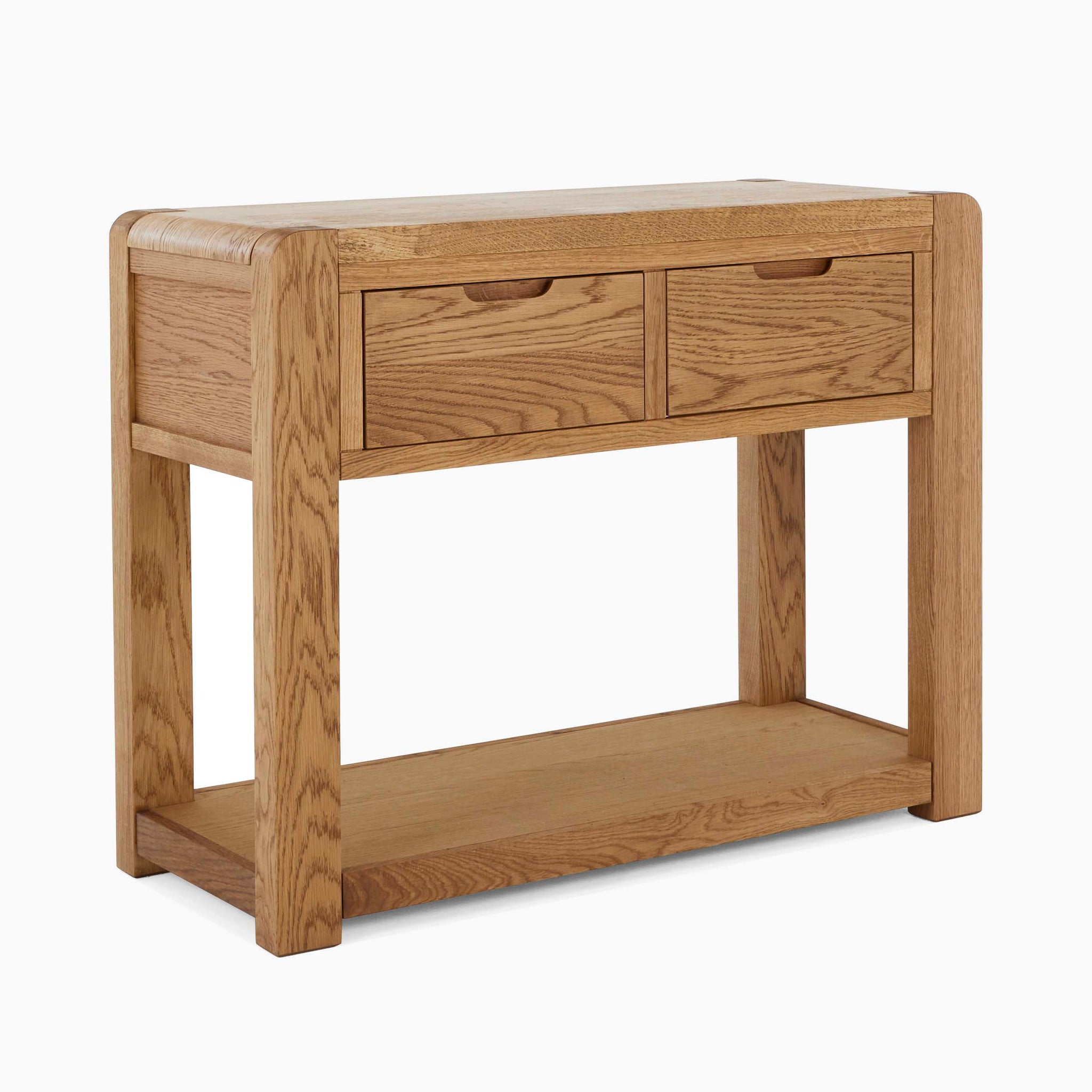 Solvi Console Table - Console Table Solid Oak / Oak Veneer Tables Sterling Home 3