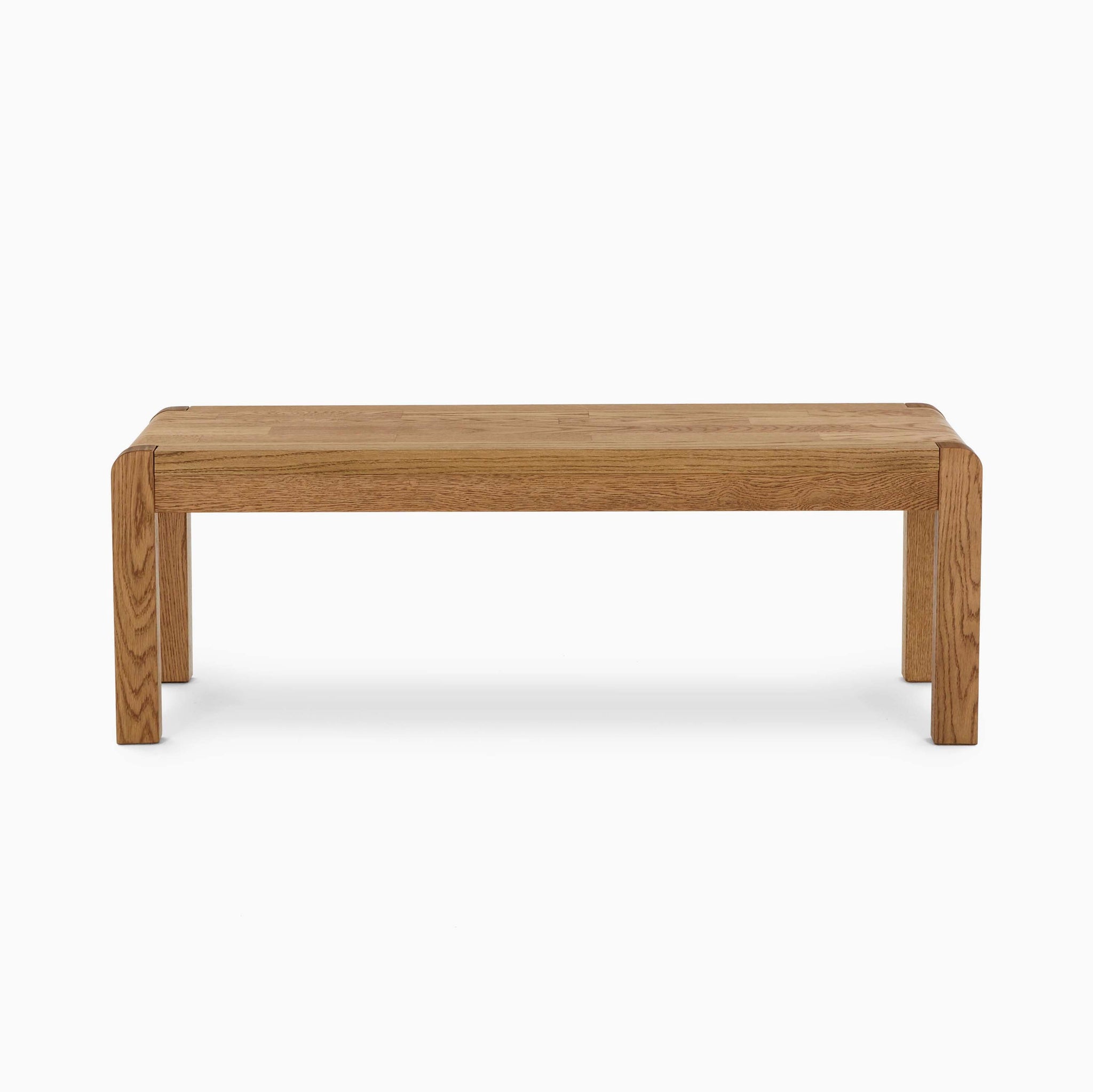 Solvi Bench - Bench + 3 Seat Pads Oak / Steel - Steel Sterling Home 1