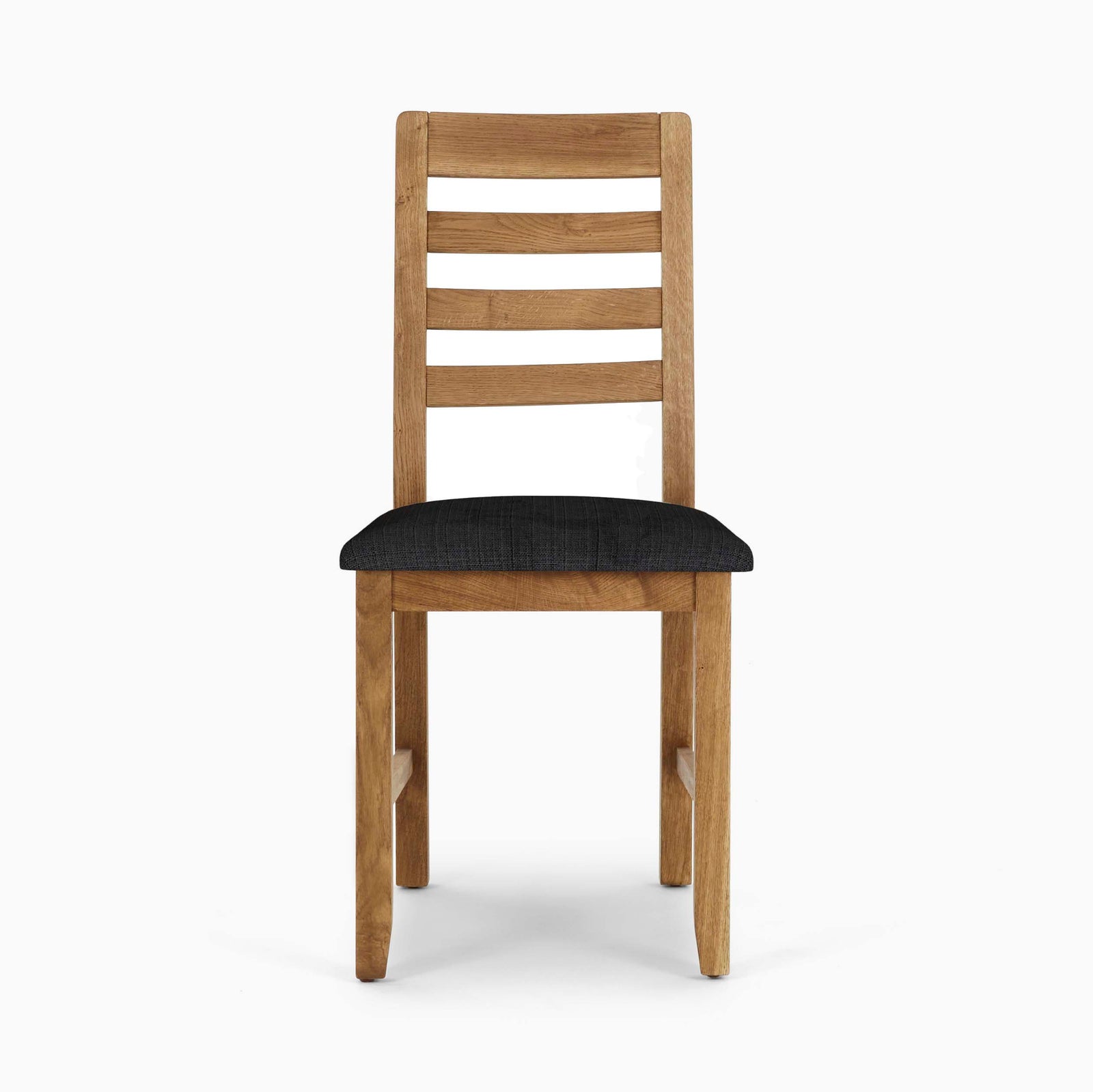 Solvi Pair of Oak/Steel Grey Dining Chairs - Dining Chair - Pair Oak / Steel Sterling Home 3