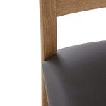 Solvi Dining Chair - Dining Chair Oak / Linen - Linen Chairs Sterling Home 8