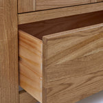 Solvi Display Cabinet - Display Cabinet Solid Oak / Oak Veneer Storage Sterling Home 5