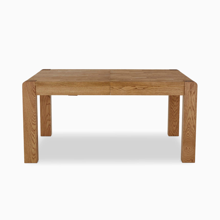 Solvi Extending Compact Dining Table - Compact Ext Dining Table 135/175cm Solid Oak / Oak Veneer Tables Sterling Home 1