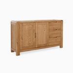 Solvi Large Sideboard - Large Sideboard Solid Oak / Oak Veneer Storage Sterling Home 2