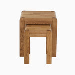 Solvi Next of Side Tables - Nest of Tables Solid Oak / Oak Veneer Tables Sterling Home 1