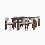 Sonoma Large Extending Dining Table & 4 Dining Armchairs Set Tables Sterling Home 1