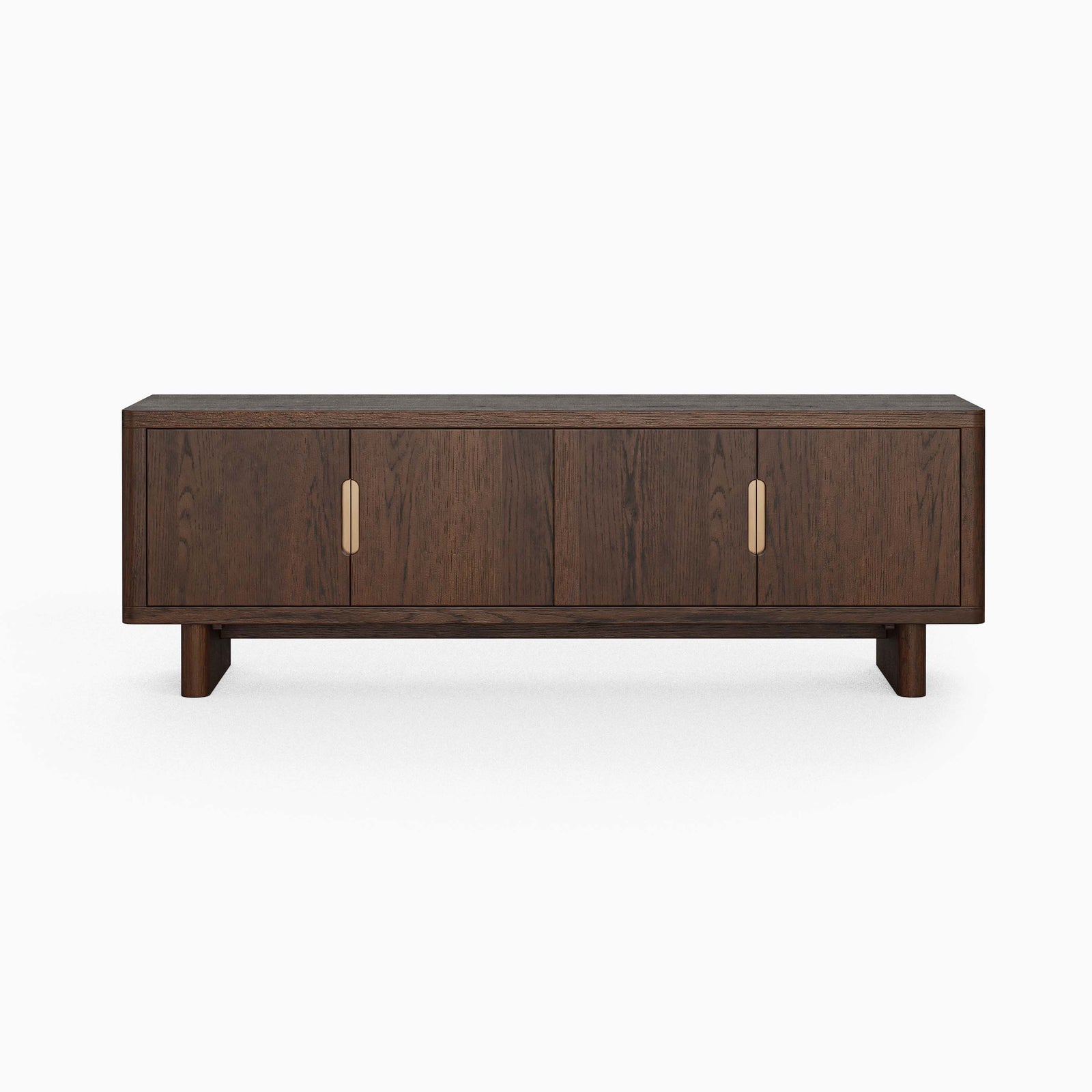 Sonoma Media Unit - Media Unit Oak Storage Sterling Home 1