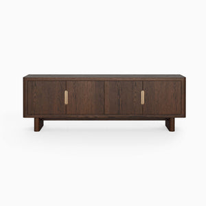 Sonoma Media Unit - Media Unit Oak Storage Sterling Home 1