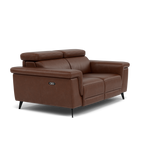Sparta 2 Seater Recliner Sofa - 2 Str W/ 2 Power Recliner W/ 2 Power Headrest Cat M/S - Power with Power Headrest & USB — M1595 Monaco Coffee, gallery image 1