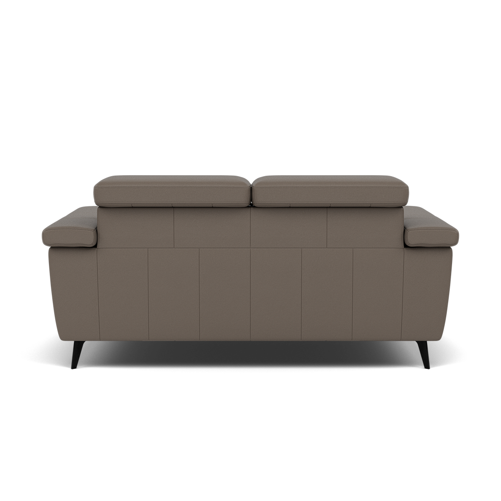 Sparta 2 Seater Recliner Sofa - 2 Str W/ 2 Power Recliner W/ 2 Power Headrest Cat M/S - Power with Power Headrest & USB — M5655 Melbourne Dark Grey, gallery image 2