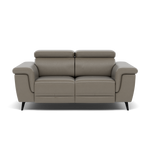Sparta 2 Seater Recliner Sofa - 2 Str W/ 2 Power Recliner W/ 2 Power Headrest Cat NL/O/S - Power with Power Headrest & USB 2 Seater Sofas Sterling Home 4 NL5102 New York Cement