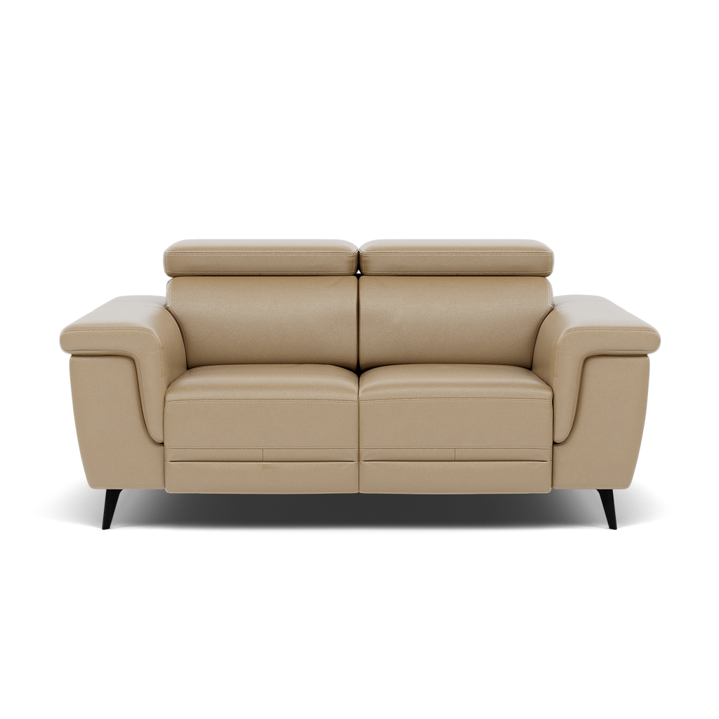 Sparta 2 Seater Recliner Sofa - 2 Str W/ 2 Power Recliner W/ 2 Power Headrest Cat NL/O/S - Power with Power Headrest & USB 2 Seater Sofas Sterling Home 5 NL5103 New York Sand