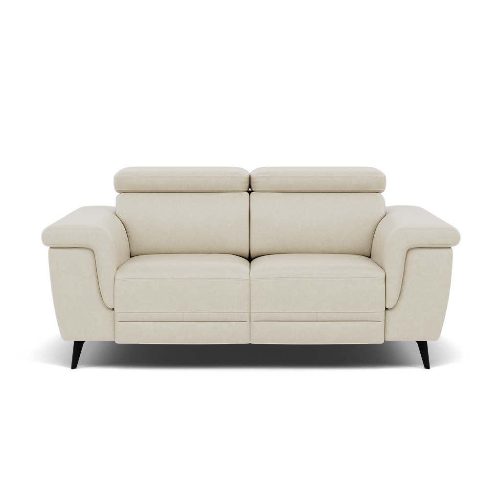 Sparta 2 Seater Recliner Sofa - 2 Str W/ 2 Power Recliner W/ 2 Power Headrest Cat NL/O/S - Power with Power Headrest & USB 2 Seater Sofas Sterling Home 8 O7015 Oslo Light Grey