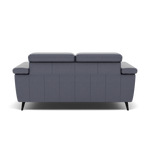 Sparta 2 Seater Recliner Sofa - 2 Str W/ 2 Power Recliner W/ 2 Power Headrest Cat NL/O/S - Power with Power Headrest & USB — NL5100 New York Dark Blue, gallery image 2